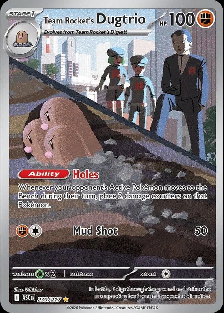 Team Rocket's Dugtrio - Image 1