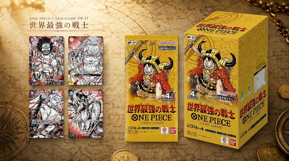 กล่องบูสเตอร์ญี่ปุ่น One Piece OP-17 The World's Strongest Warriors ที่ Kira Cards ภูเก็ต