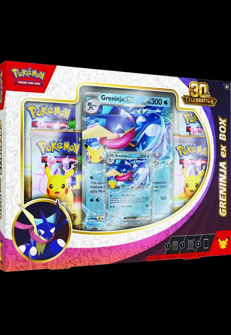 Pokemon 30th Celebration Greninja ex Box