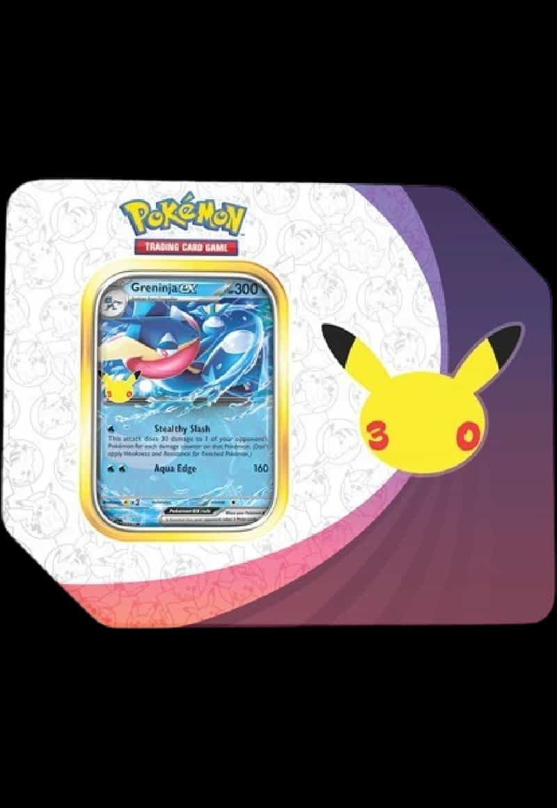 30th Celebration Greninja ex Tin