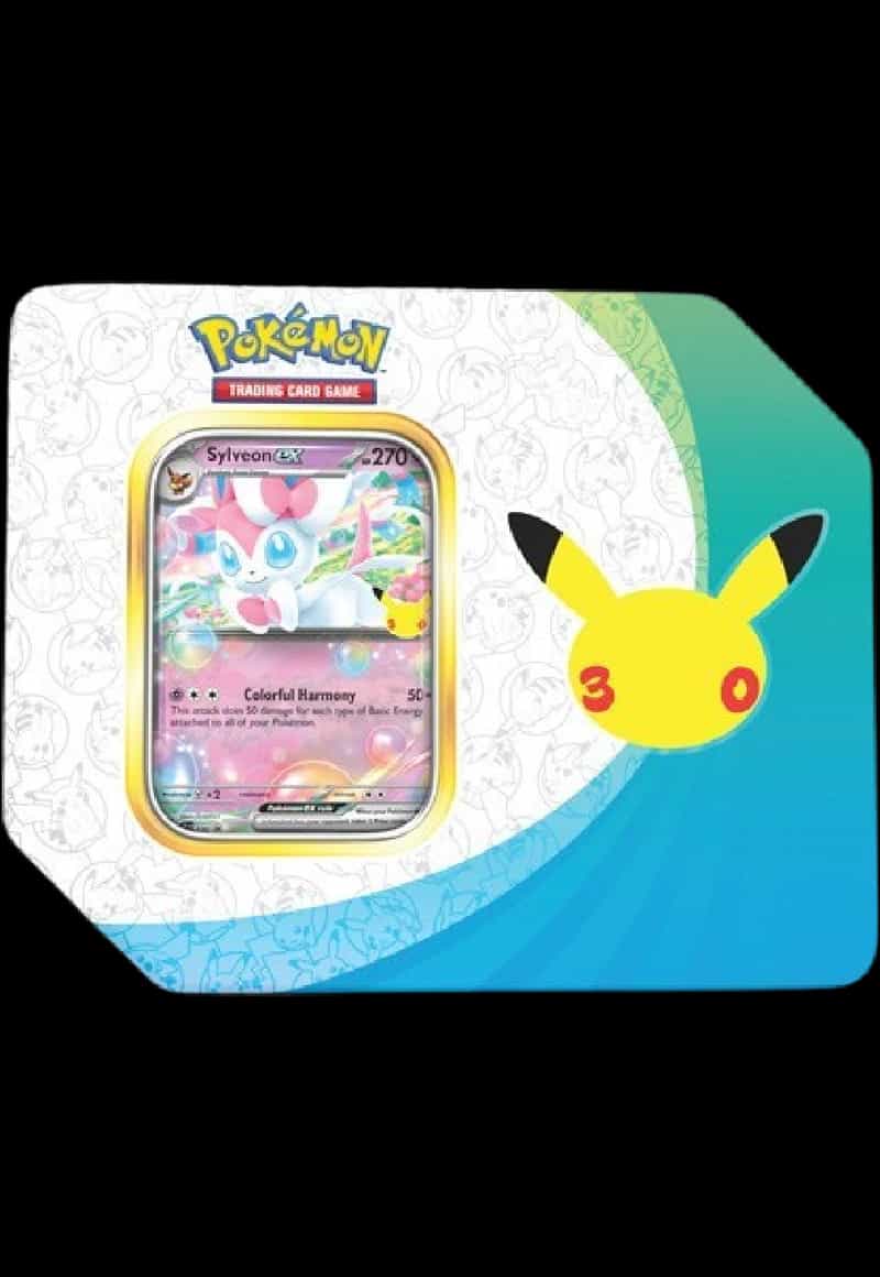 30th Celebration Sylveon ex Tin