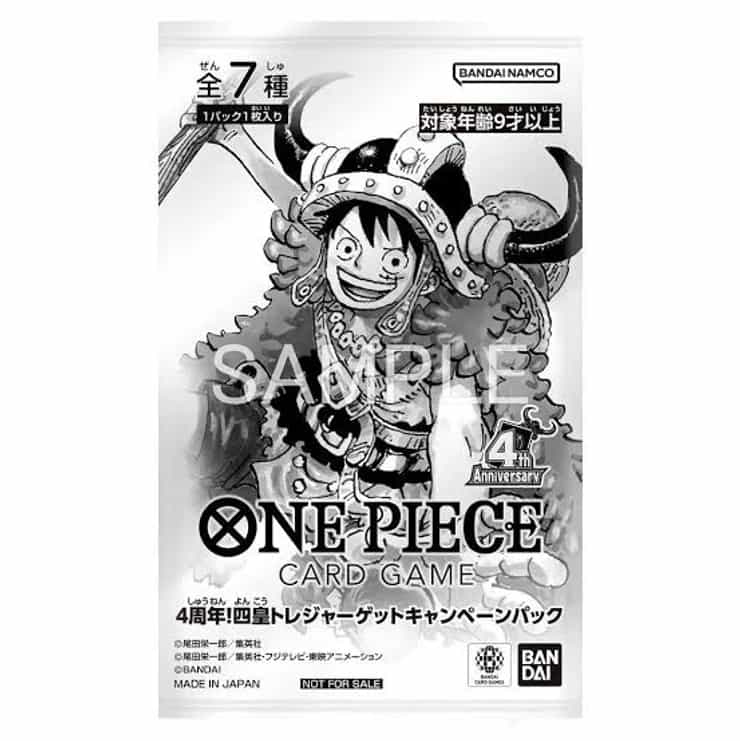 One Piece 4th Anniversary Campaign Pack