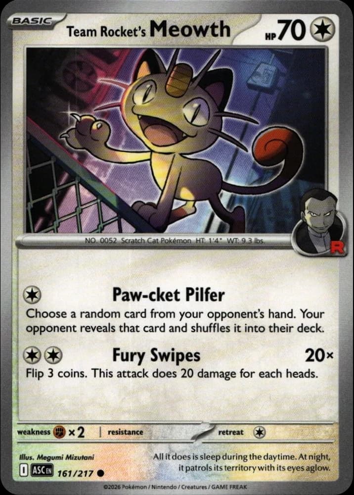 Team Rocket's Meowth - Image 1