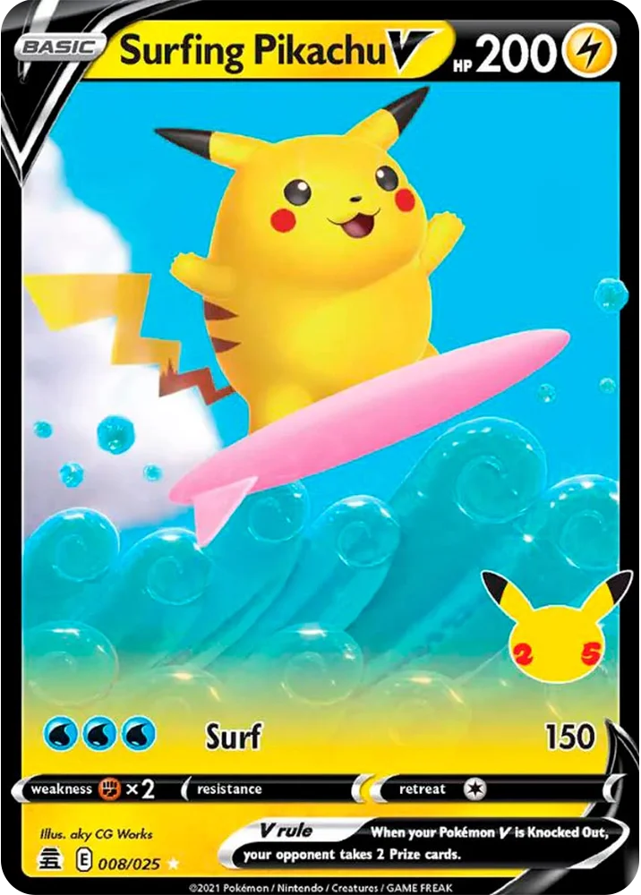 Surfing Pikachu V - Image 1