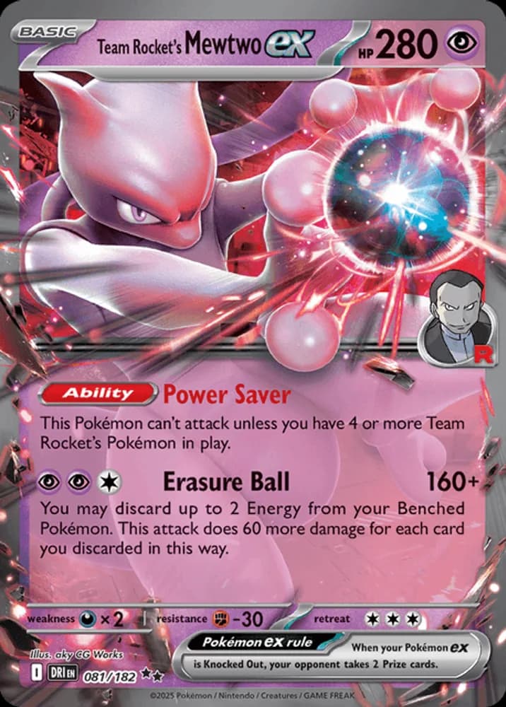 Team Rocket's Mewtwo ex - Image 1